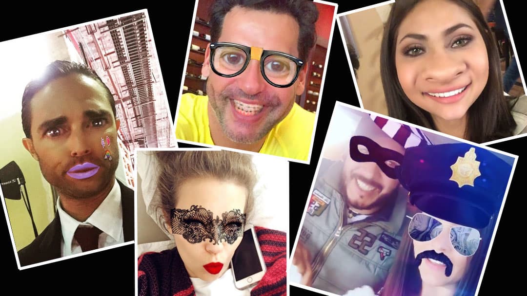 Las imágenes más graciosas de tus actores en Snapchat