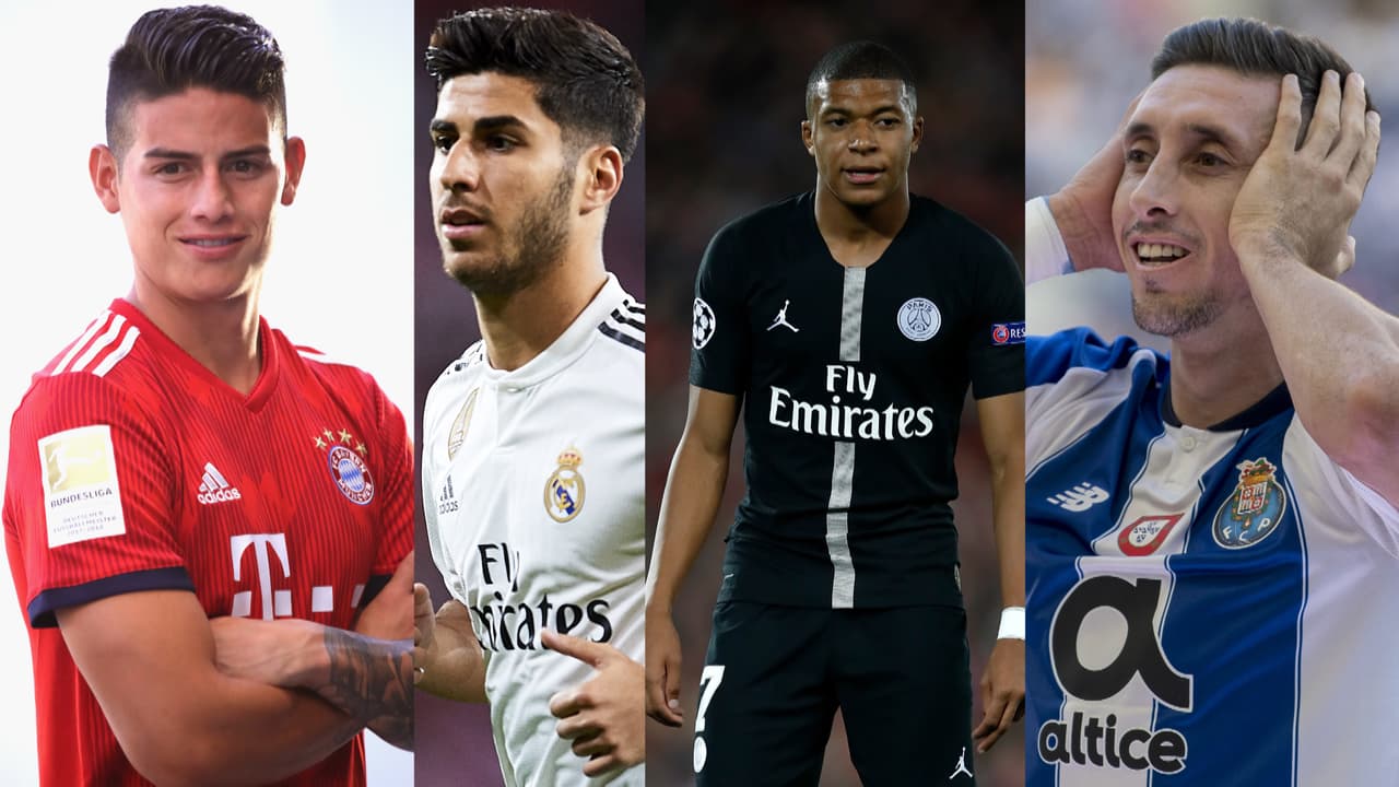 No solo es Héctor Herrera: Mbappé, Asensio y James, los fichajes que quieren en la Juventus 