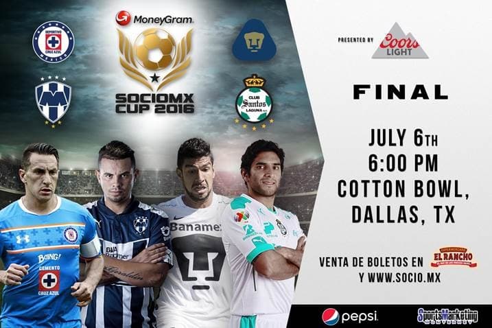 Gana boletos para Copa Socio MX en Dallas