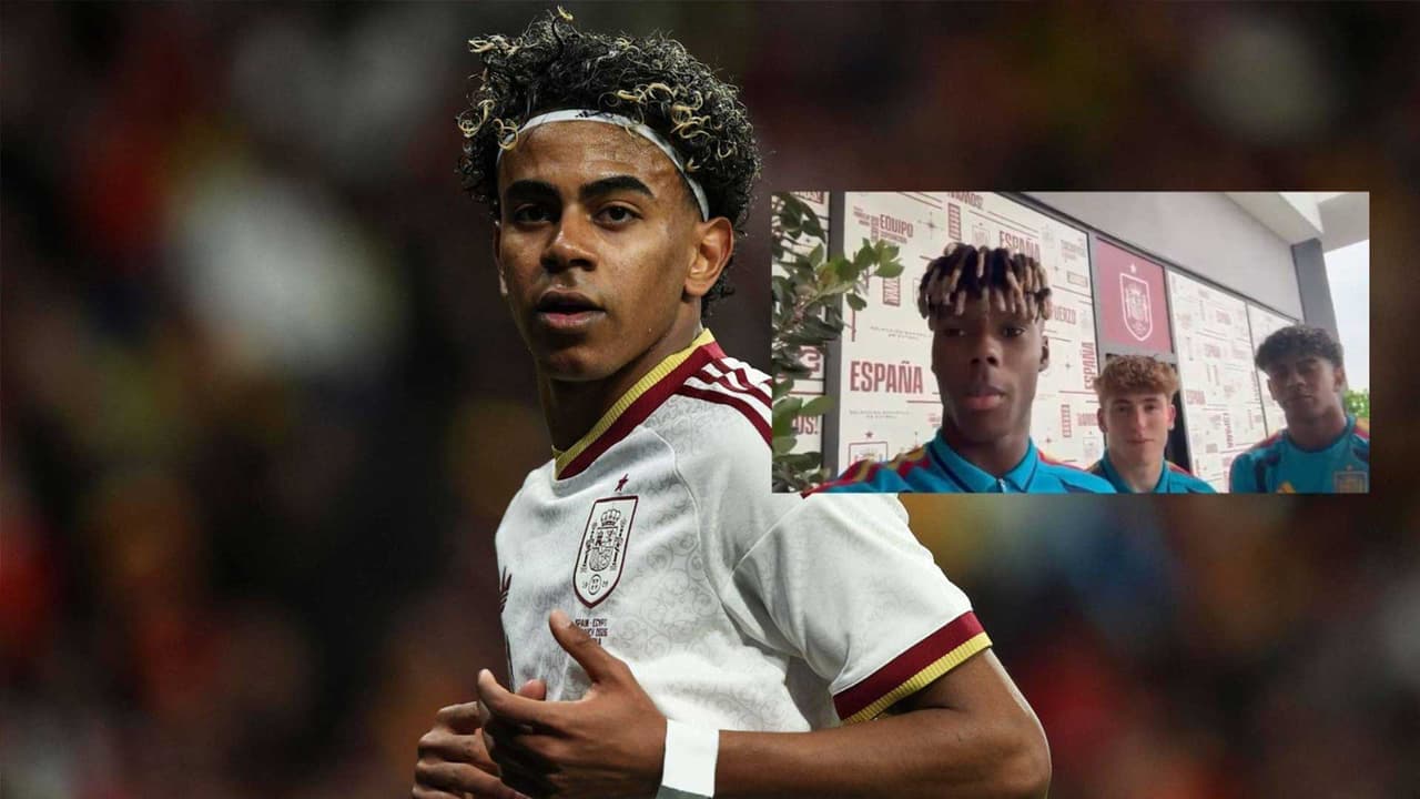 Lamine Yamal y Nico Williams envían mensaje a fans de Puebla