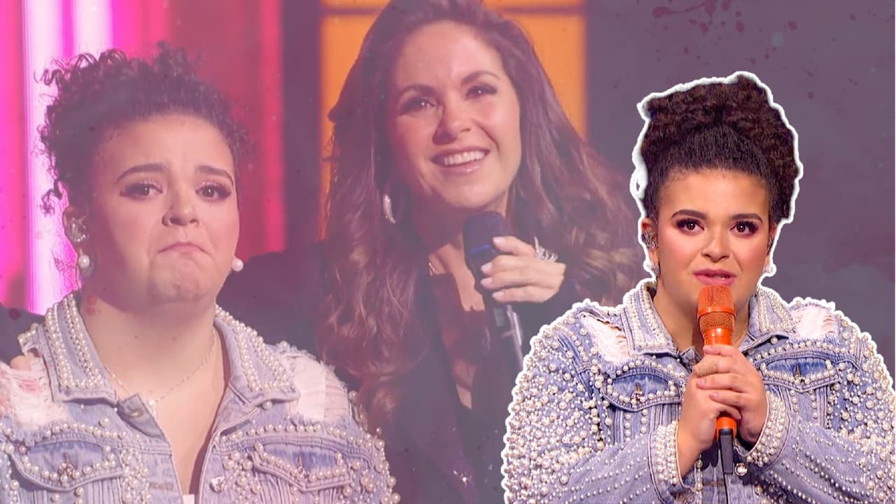 A Lucerito Mijares le da pena que su mamá la vea cantar, pero conquista el escenario con su voz y carisma