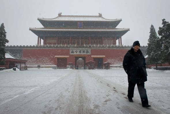 Según informó la Oficina Nacional de Meteorología china (NMO), una decena de capitales provinciales alcanzaron temperaturas inferiores a los 10 grados bajo cero.