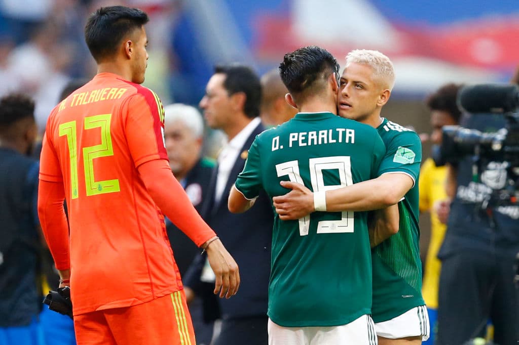 Oribe Peralta se despidió con una entrada como sustituto en el partido contra Suecia, antes de la eliminación de México en octavos de final en el Mundial.