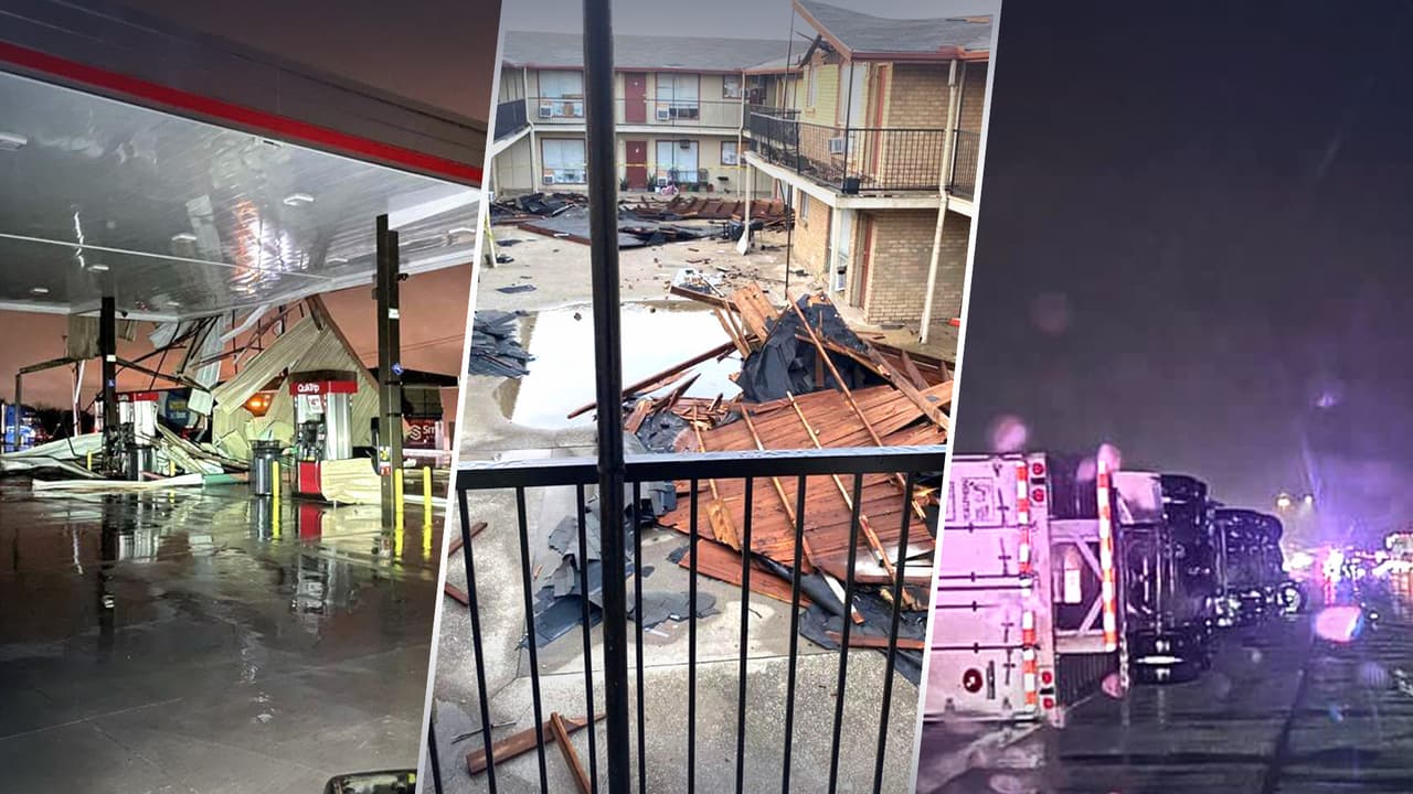 Casas dañadas, negocios destruidos y miles sin luz deja el paso de posibles tornados en Dallas - Fort Worth