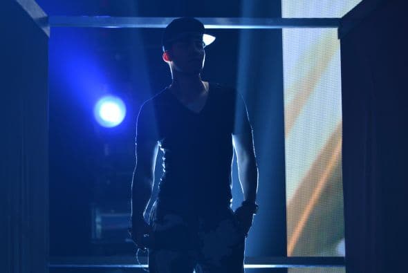 Otro papito que se dejó ver en los ensayos fue Prince Royce.