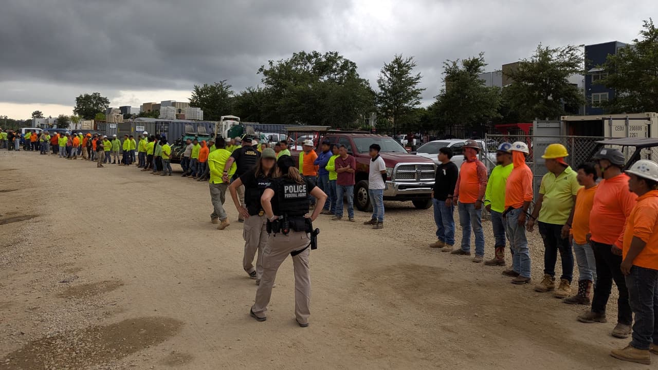 Más de 100 trabajadores de construcción son detenidos en operativo de ICE en Tallahassee