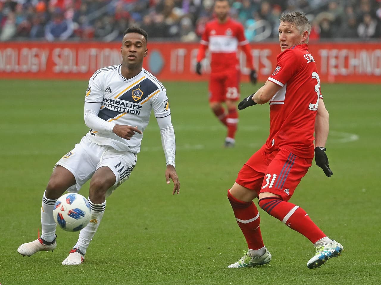 El delantero Ole Kamara, del LA Galaxy, estaría en los planes del Atlas para este mercado.