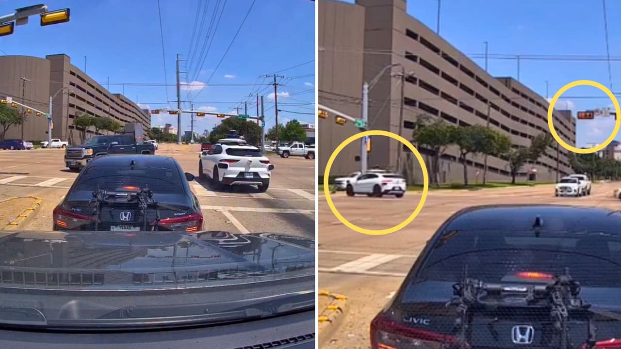 Waymo explica por qué un robotaxi cruzó una luz roja en Dallas