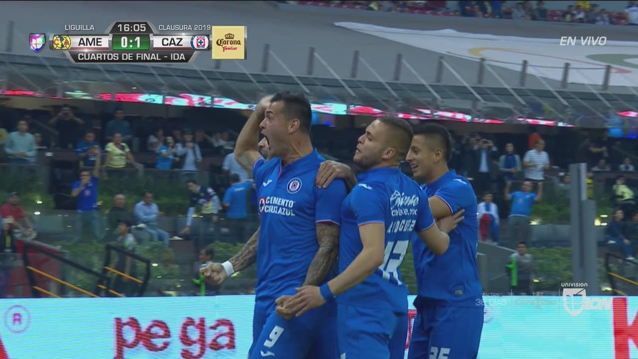 ¡Ahora sí! Penal para Cruz Azul y Caraglio lo mandó al fondo