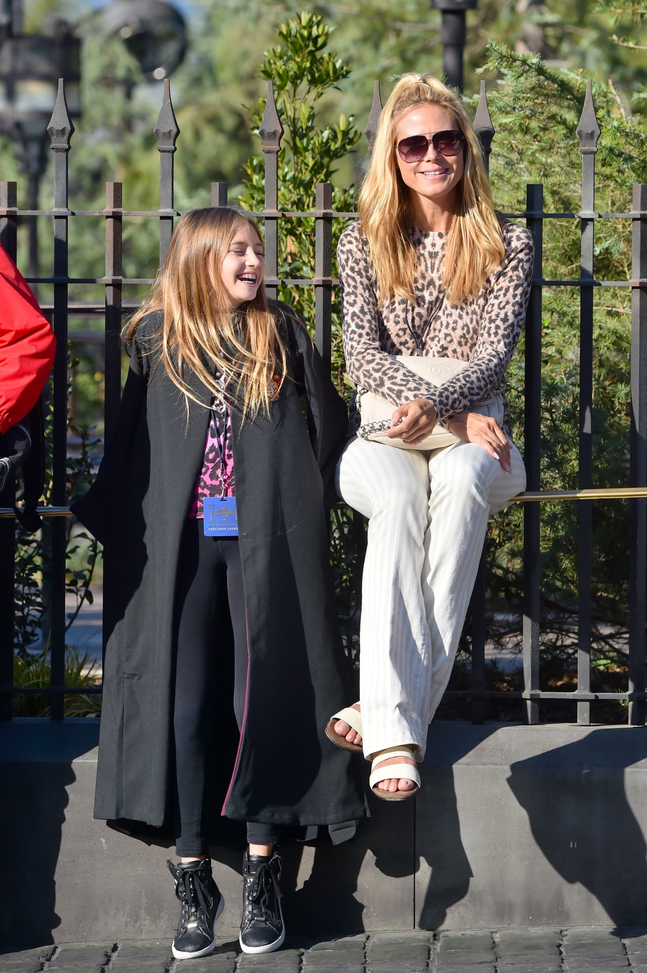 Pero ni se inmutaron en visitar el resto del parque...