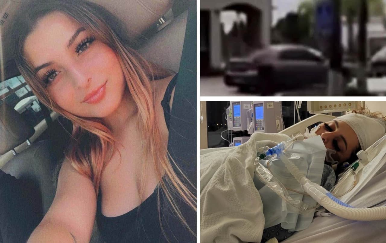 "Me dio un beso y me dijo ahorita vengo mami, y le dije 'ok'", dijo entre lágrimas Manuela Sagahún, madre de la víctima recordando el último momento en que la vio. 
<b>"Ella tiene su cerebrito ya muerto, ya no le funciona, me la tienen conectada con aparatos nada más, pero si me la desconectan ella se me va para siempre"</b>.