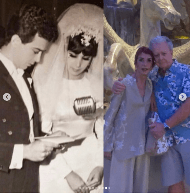 Andrea Legarreta despidió a su mamá con fotos del recuerdo