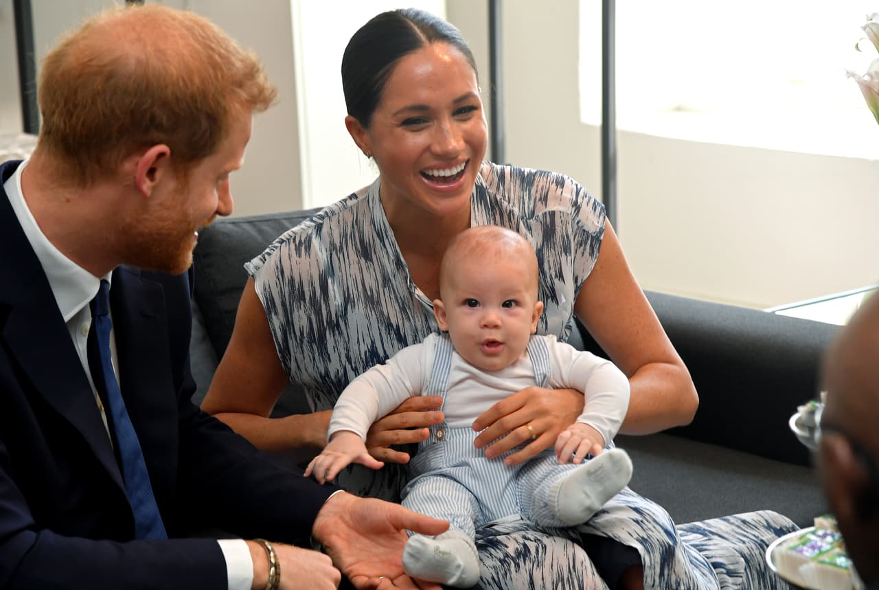 Príncipe Harry, Meghan Markle y Archie Mountbatten-Windsor