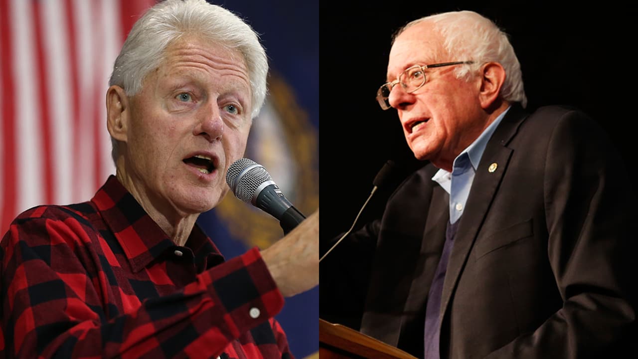 El debate que abrió Bill Clinton por el "sexismo" de Bernie Sanders