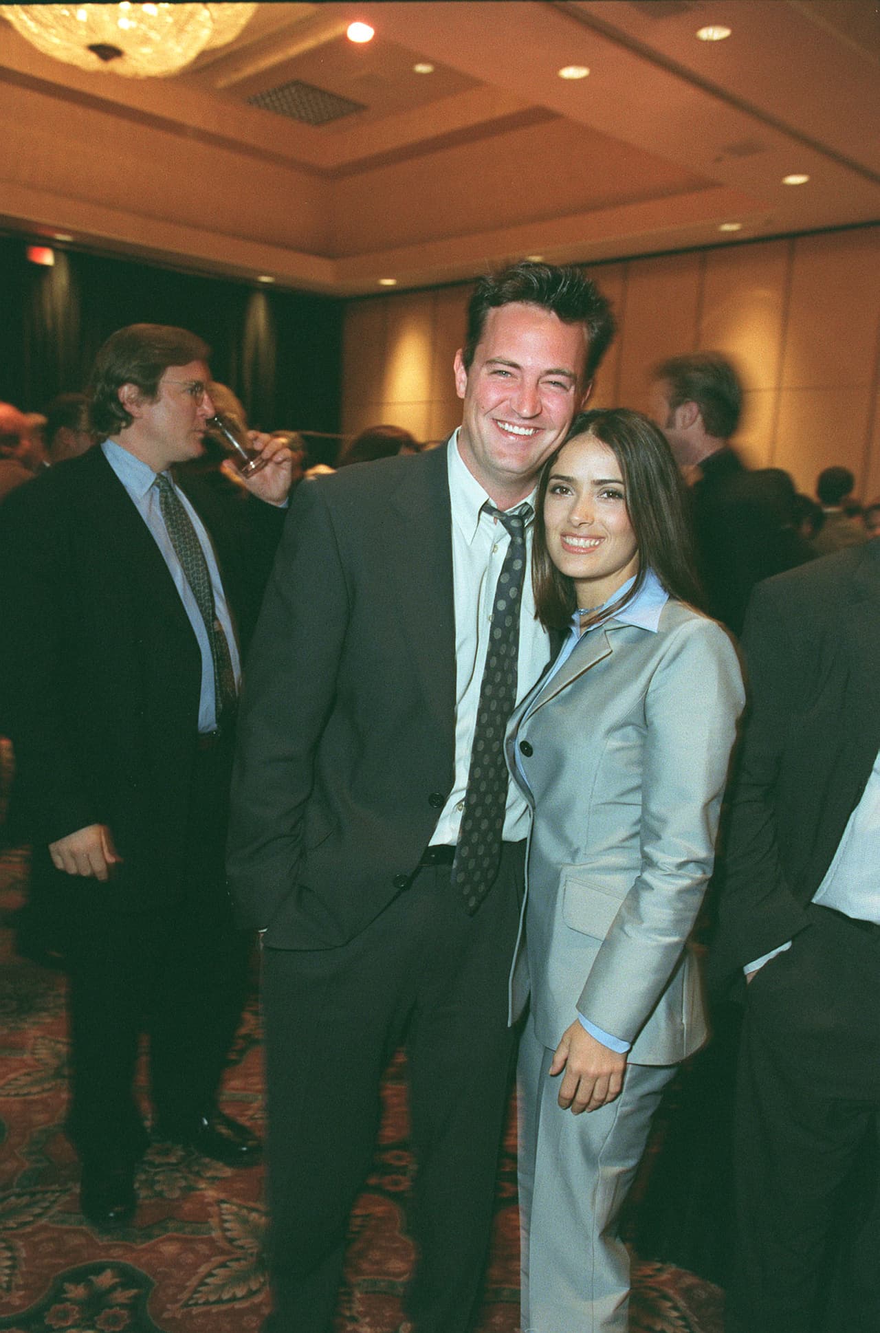 Matthew Perry y Salma Hayek