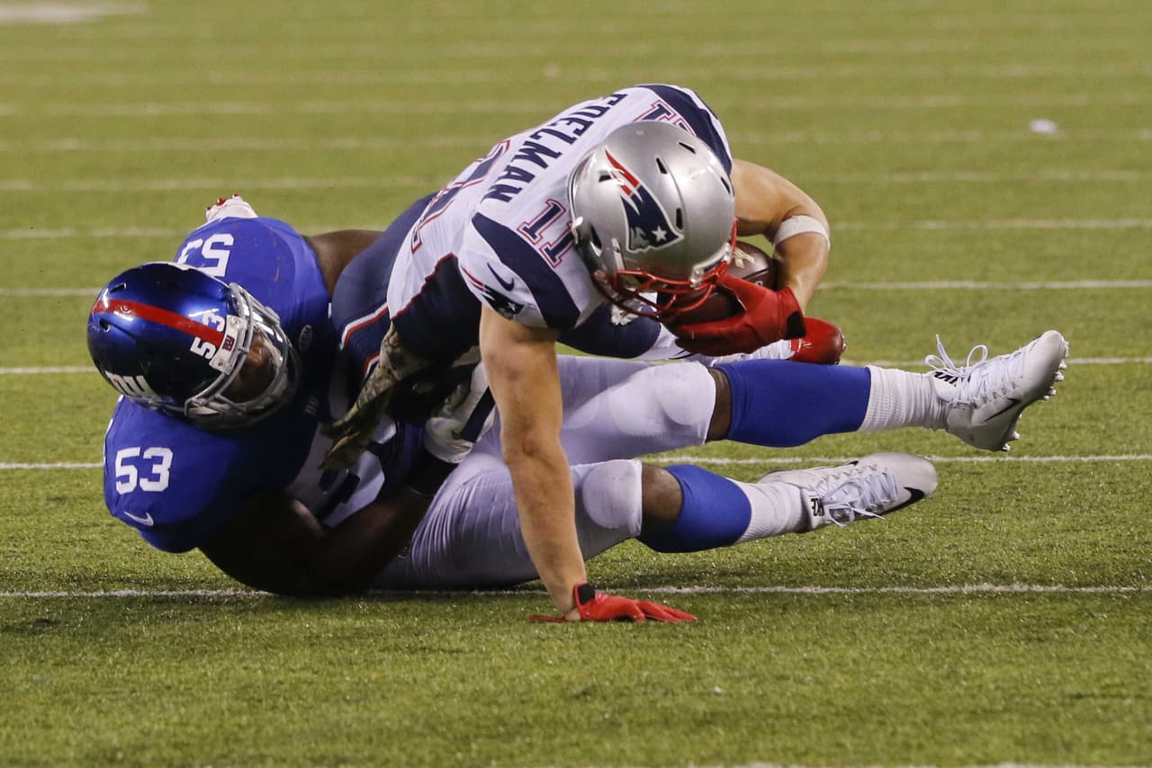 Julian Edelman se fracturó un píe, podría regresar al final de temporada