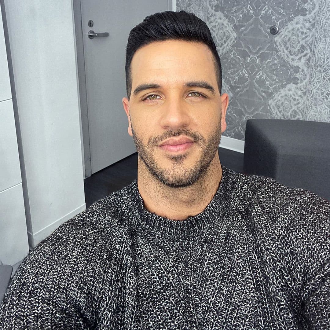 Pocas veces vemos tan cerquita a Yisus. El chef compartió esta imagen hablándonos de lo importante que es ponerle buena cara a la vida.