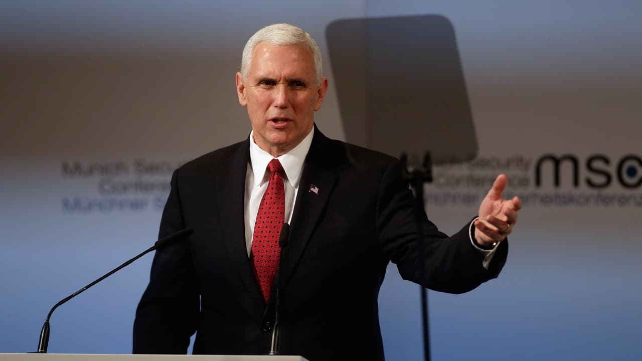 Pence asegura que EEUU exigirá responsabilidad a Rusia por sus actos