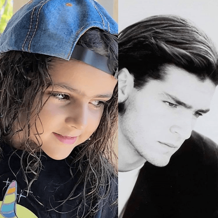 En varias ocasiones, Martín Fuentes ha compartido fotografías para demostrarlo: “Yo creo que si nos parecemos... #miprincesa #carolina #caroypapa”, escribió junto a esta comparativa.
<br>