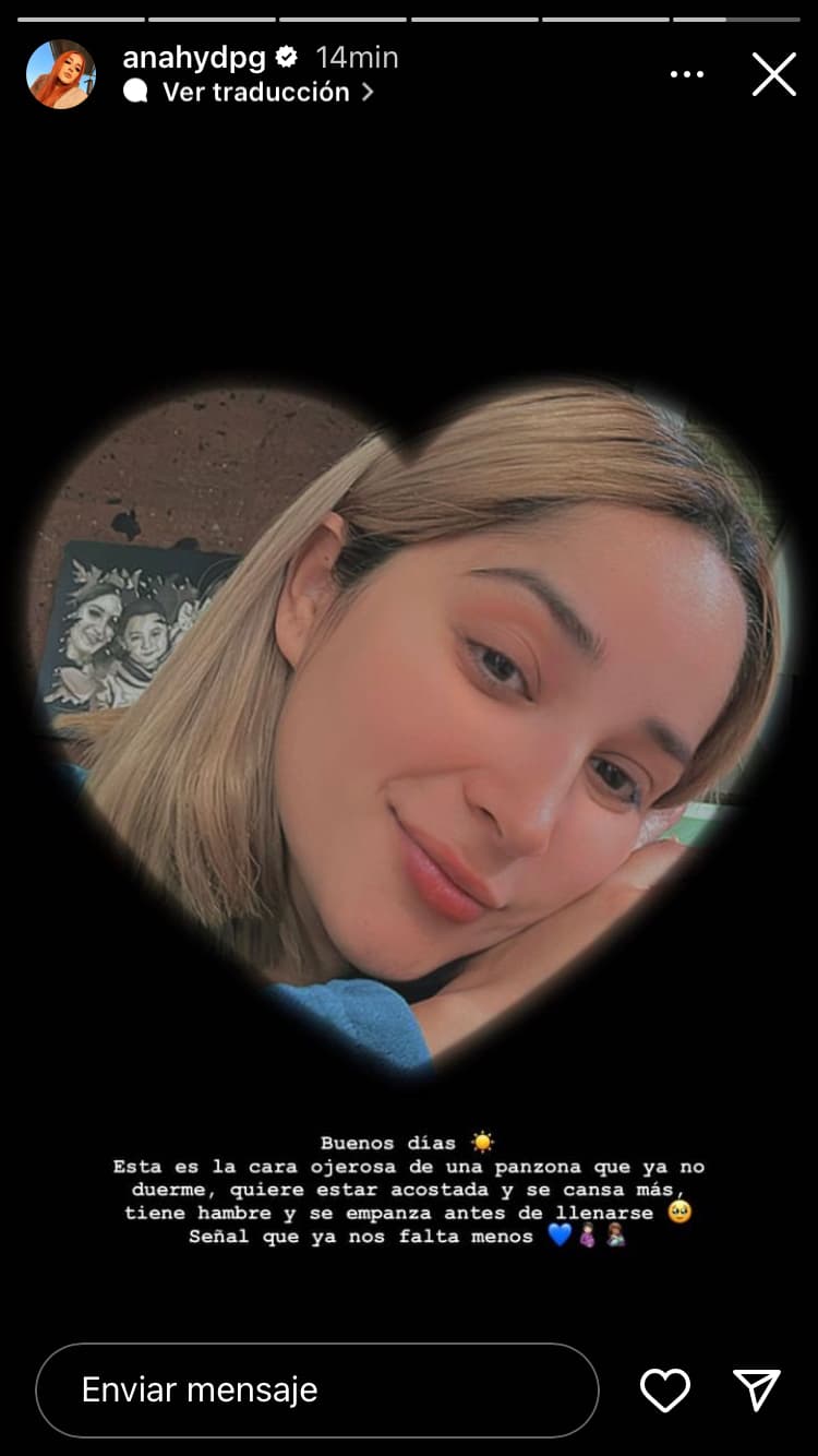 Daisy Anahí se prepara para dar a luz a su tercer hijo.