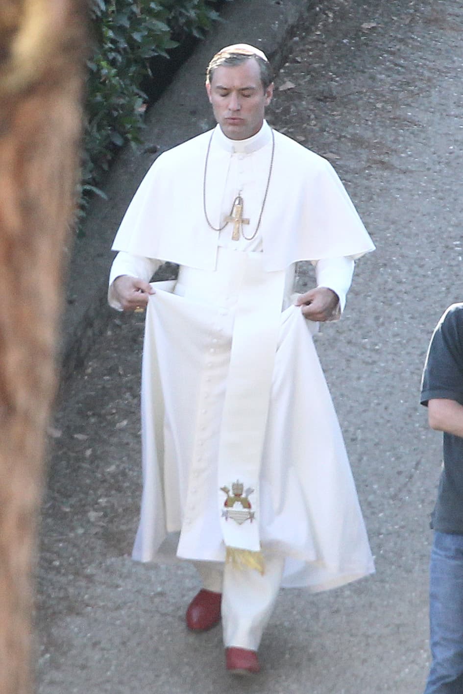 Jude se mostró bastante concentrado en cada una de las escenas.