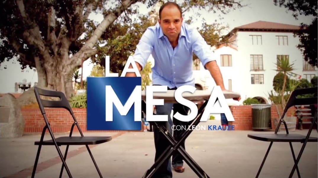"La Mesa", espacio de entrevistas con León Krauze