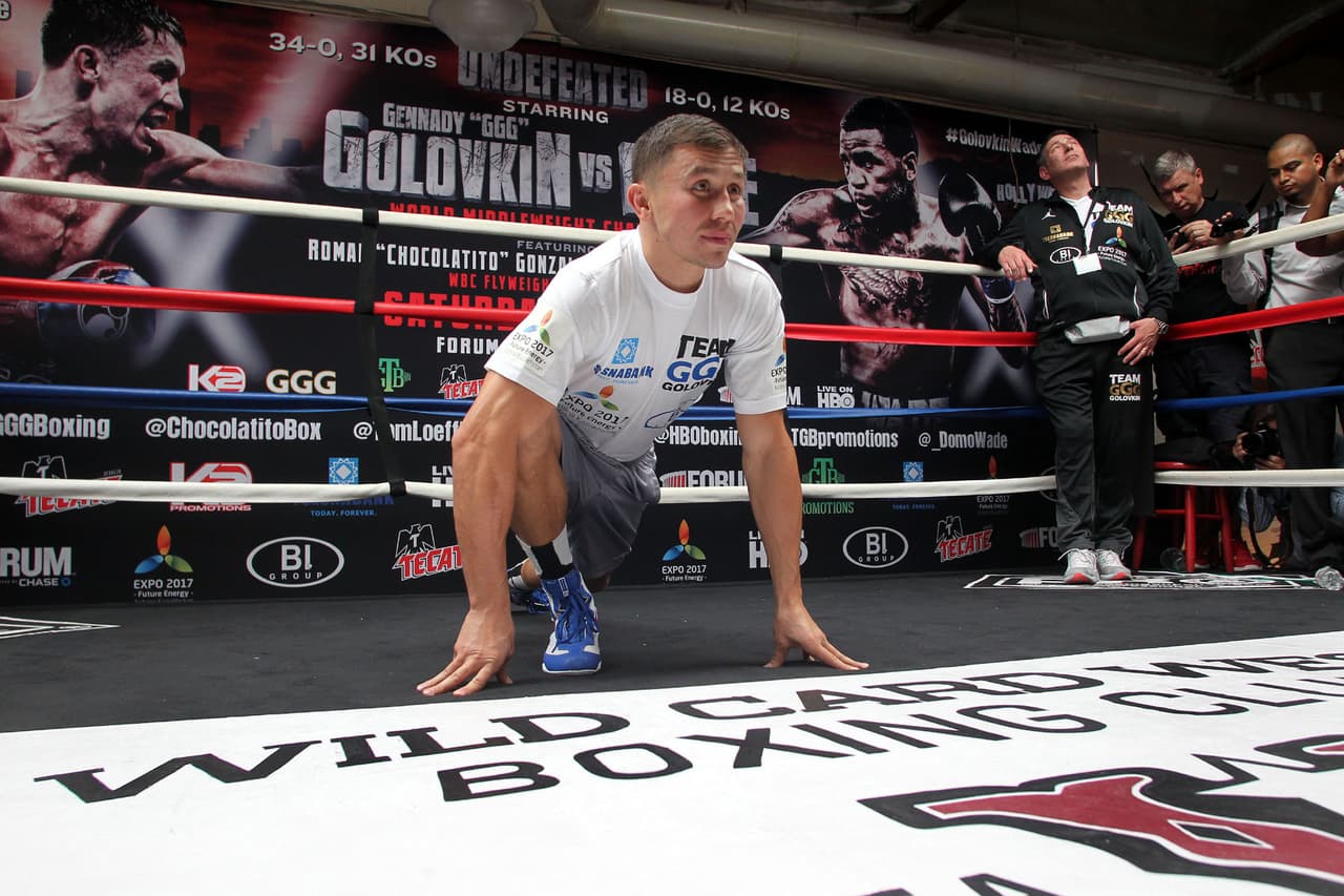 Gennady Golovkin se prepara para Dominic Wade, pero también piensa en una contienda contra Saúl 'Canelo' Álvarez.