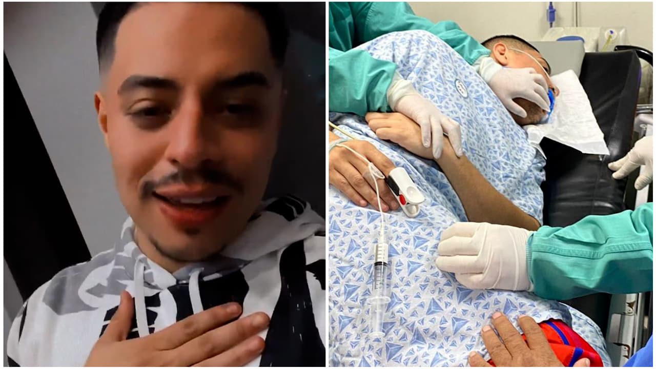 Eduin Caz reaparece y habla de su estado de salud tras la foto que alarmó a sus fans