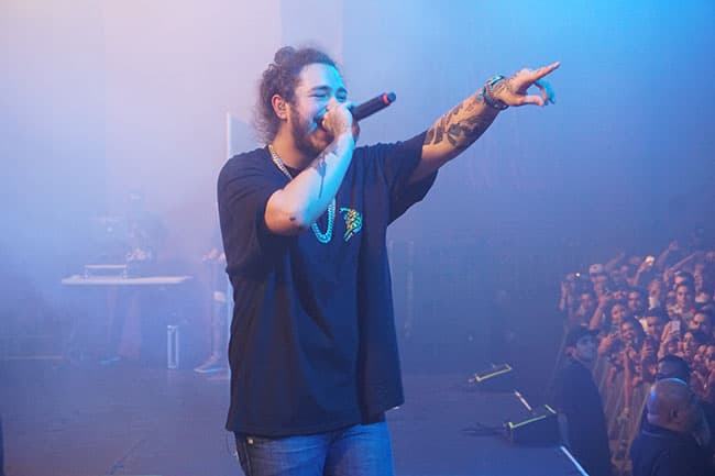 Post Malone was surprised with a Mariachi band
