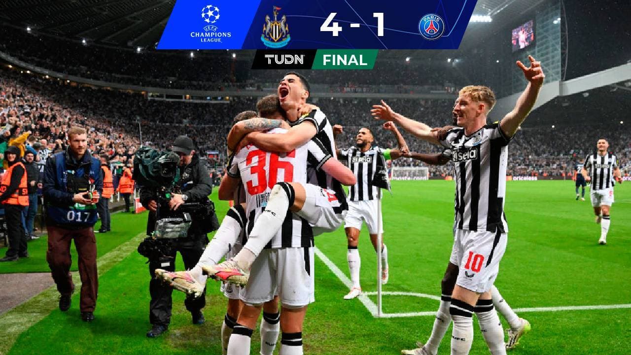 Resumen | Newcastle le da un repasón en casa al PSG de Mbappé