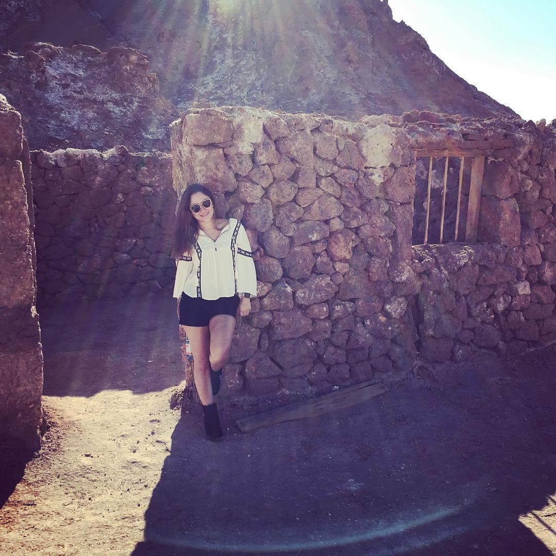 Visitó los hermosos desiertos chilenos.