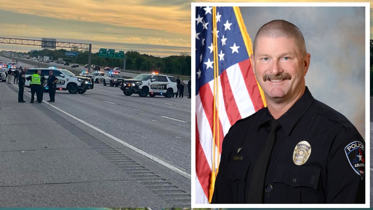 Tras 24 años de servicio, muere atropellado un policía motorizado en una de las autopistas más transitadas de Texas