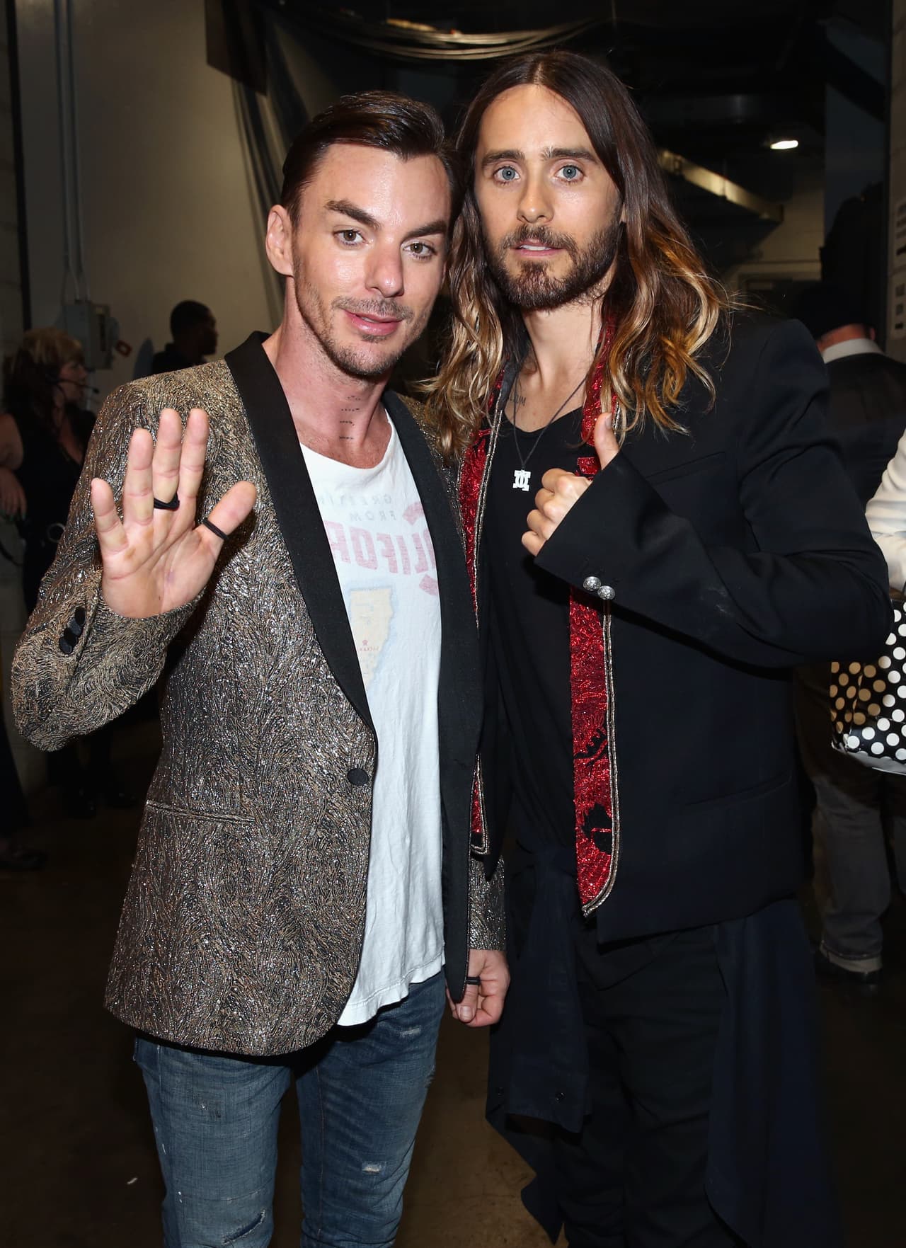 <b>#9 Jared Leto</b>
<br>El cantante y actor tiene un hermano: Shannon Leto, quien es casi dos años mayor que él. Jared nació el 26 de septiembre de 1971, y Shannon el 9 de marzo de 1970.