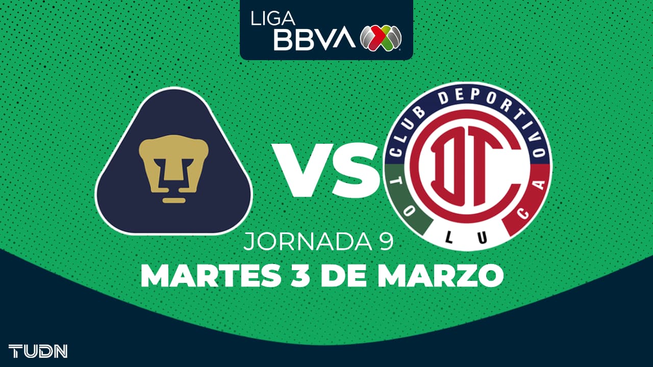 Pumas vs. Toluca: horario y dónde ver el partido de la Jornada 9 del Clausura 2026
