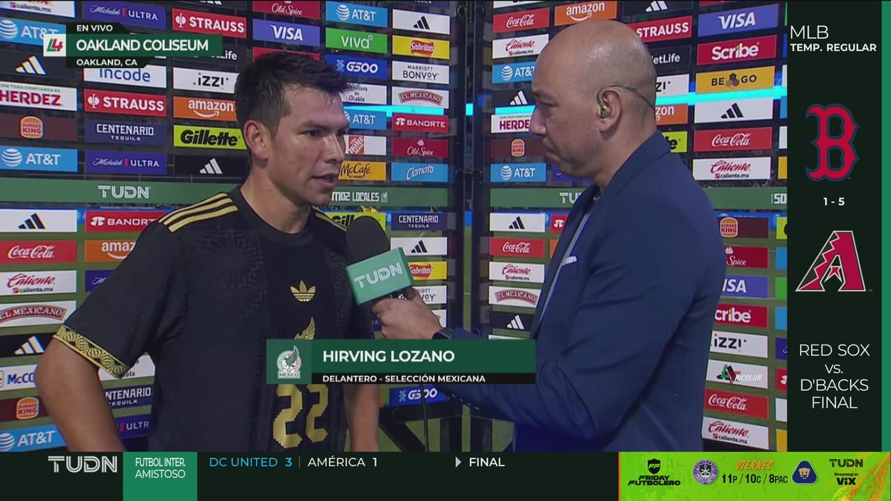 El 'Chucky' Lozano regresó con el Tri y estas son sus palabras