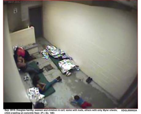 Celdas de la Patrulla Fronteriza donde son detenidos los inmigrantes que cruzan la frontera