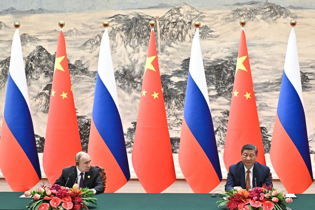 China es la primera vista de Putin desde que inauguró su quinto mandato. (Photo by SERGEI BOBYLYOV/POOL/AFP via Getty Images)