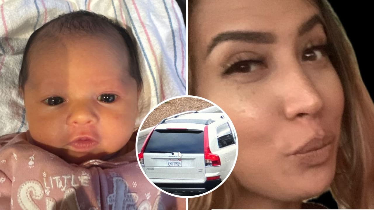 Buscan a bebé de 10 días y a su madre que desaparecieron en Sacramento