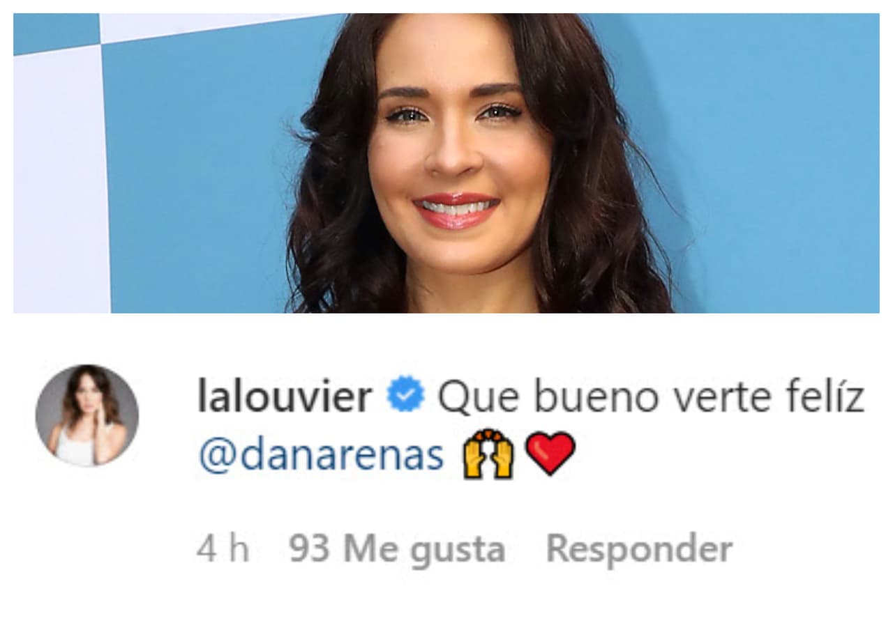 Adriana Louvier se alegró de "ver feliz" a su amigo al lado de la también presentadora. 
<br>