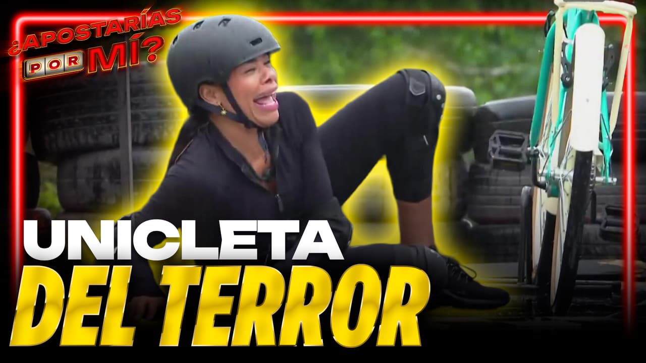 Arana sufrió dolorosa caída de la bicicleta en el Desafío de la Unicleta