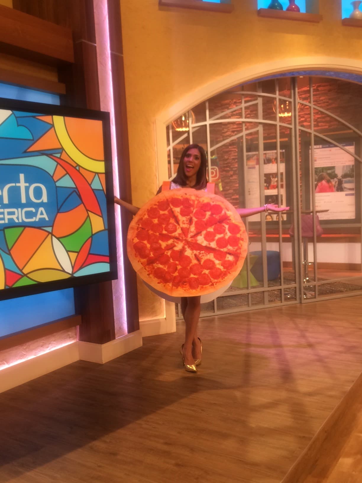 ¿Quién puede decirle que no a un suculento trozo de pizza?