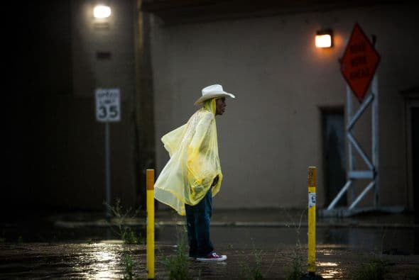 Algunas zonas de la capital texana quedaron bajo el agua luego de las intensas lluvias de los últimos días.