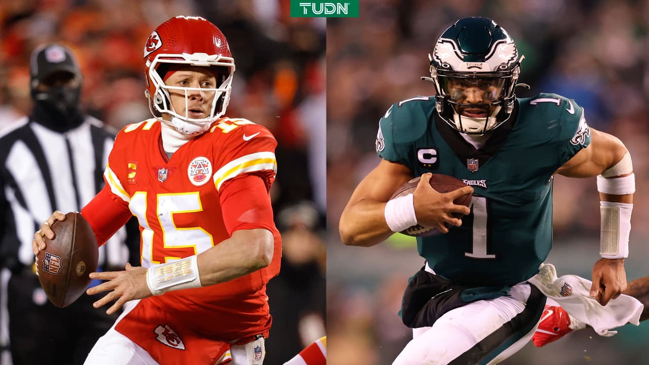 Hurts y Mahomes emocionados por el histórico Super Bowl LVII