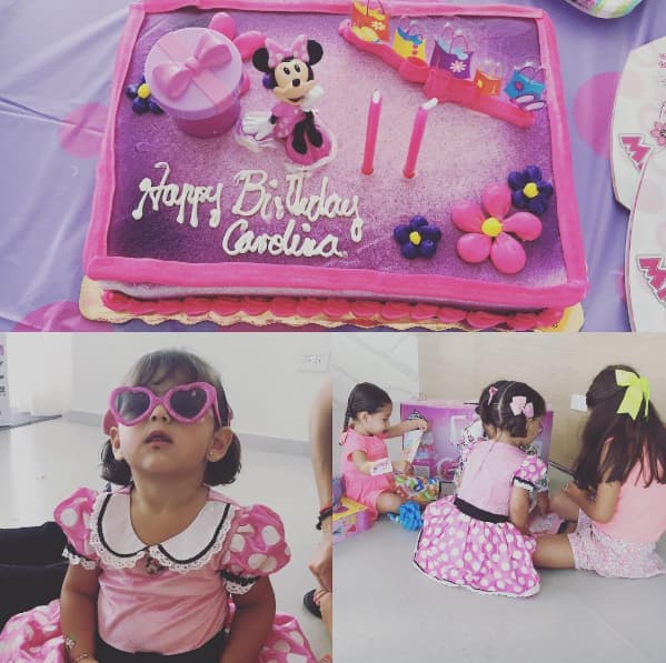 Hace unos días la más festejada fue la hermosa Carolina pues cumplió dos años.