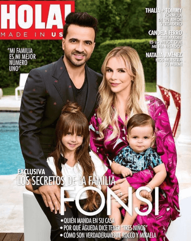 En febrero de 2018, Luis Fonsi y Águeda López, así como sus hijos Mikaela y Rocco, aparecieron en la portada de la revista Hola! USA.