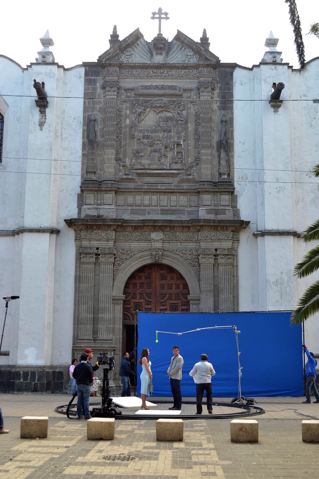 La locación fue en el ex Convento de Regina, en el Centro Histórico, en la Cuidad de México.
