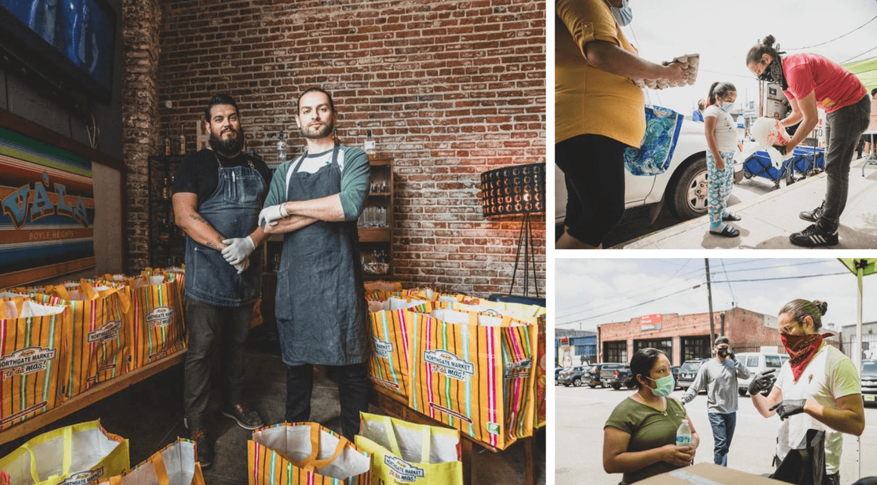 De los bares a la calle: Emprendedores hispanos transforman la necesidad en esperanza para indocumentados en tiempos de coronavirus