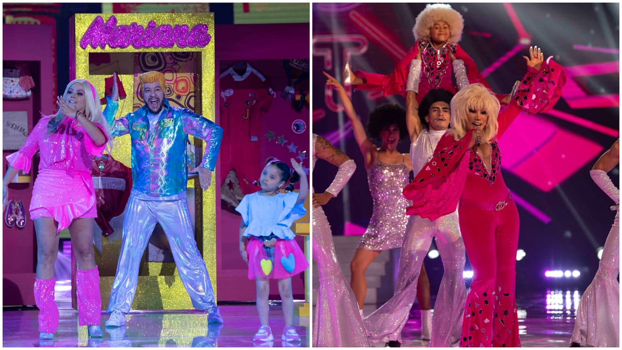 Mariana Echeverría y Arly - Laura León y Nohamy en Mi Famoso y Yo