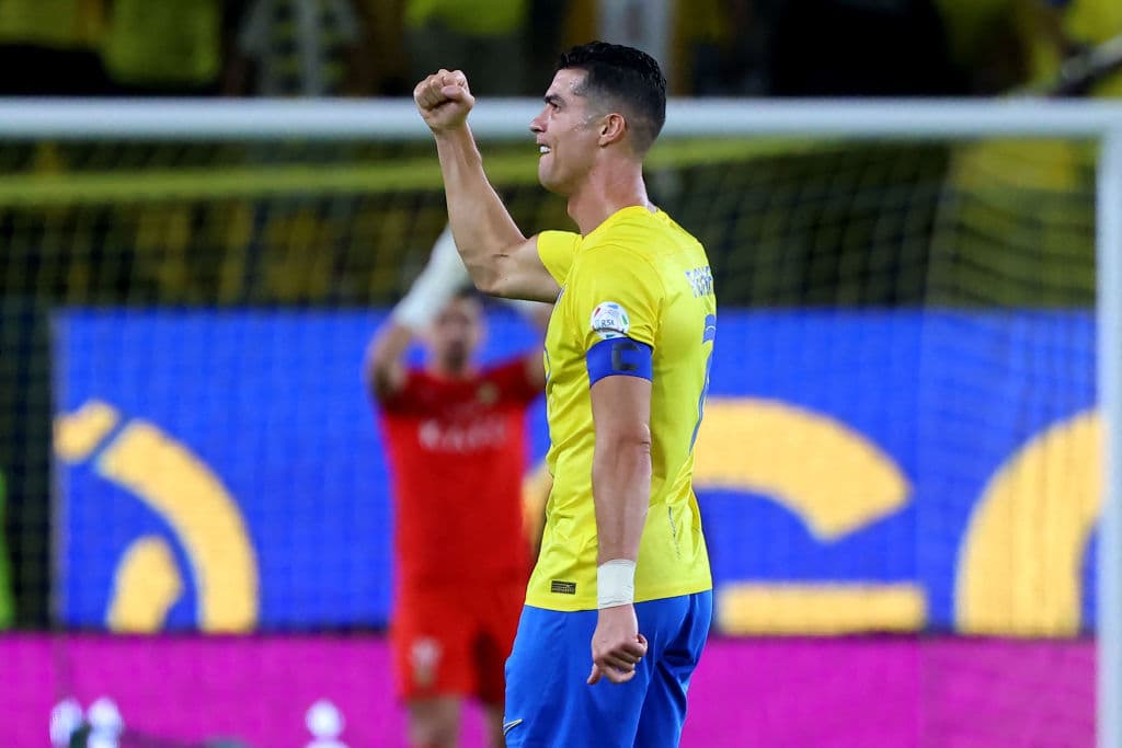 Cristiano Ronaldo anota y logra récord de goles en la Liga árabe