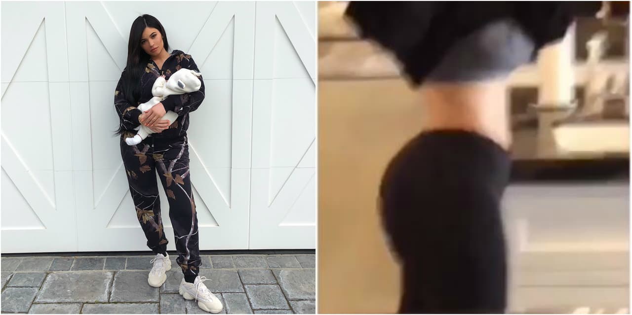 Kylie Jenner muestra su abdomen plano (a solo 7 semanas de convertirse en mamá)